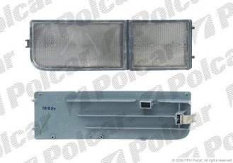 Купить 9547301E Polcar - Заглушка фары п/туманной правая сторона TYC длинный белый ECE VOLKSWAGEN PASSAT SDN+KOMBI (B4 (3A) )