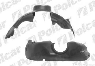 Підкрилок права сторона ABS+PCV FIAT DOBLO (119/223) 01.06-01.10 (ZJ) 3041FP-1 Polcar фото 1