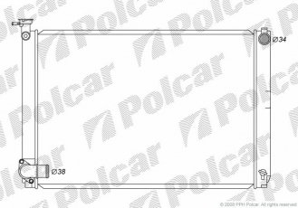 Купить 8061083K Polcar - РАДИАТОР 3MZFEEH (3,3i V6 24V)