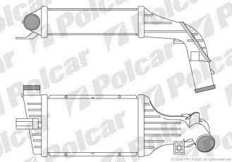Купить 5508J83X Polcar - Радиаторы воздуха (Интеркулеры)