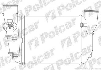 Купить 1325J81X Polcar - Радиаторы воздуха (Интеркулеры)