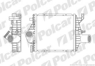 Купить 5012J82X Polcar - Радиаторы воздуха (Интеркулеры)
