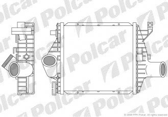 Радиаторы воздуха (Интеркулеры) 5012J81X Polcar фото 1