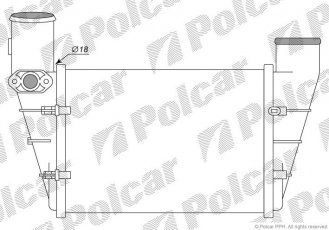 Купить 1324J8-1 Polcar - Радиаторы воздуха (Интеркулеры)