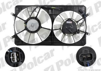 Купити 743523W1 Polcar - Вентилятори з корпусом/ кронштейном