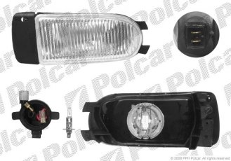 Купить 6007301E Polcar - Фара противотуманная передняя правая сторона в бампере тип лампы=H1 ECE RENAULT MEGANE (BA/DA/LA/EA/