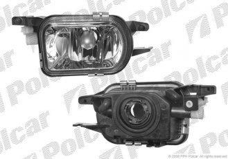 Купити 5003304E Polcar - Фара протитуманна передня права сторона TYC без доосвещения поворотів тип лампи=HB4 ECE/SAE MER
