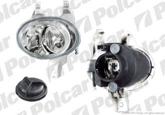 Купить 5723291V Polcar - Фара противотуманная передняя левая сторона VALEO тип лампы=H1 ECE PEUGEOT 206 (2)  01.98-04.09 (Q)