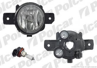 Купить 603729V Polcar - Фара противотуманная передняя левая сторона VALEO тип лампы=H11 ECE RENAULT NISSAN OPEL (Q)  603729-V
