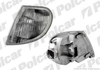 Купити 2350200E Polcar - Покажчик повороту передній права сторона TYC білий без патрона (-ов)  лампи ECE CITRO N PEUGEOT (PJ)