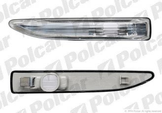 Купить 2023196E Polcar - Указатель поворота боковой левая сторона белый без патрона (-ов)  лампы ECE BMW 7 (E65/E66)  01.05-10.0