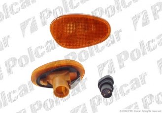 Купити 1402195E Polcar - Покажчик повороту боковий ліва сторона TYC жовтий ECE ALFA ROMEO 145/146 (930)  01.99-12.00 (PJ)