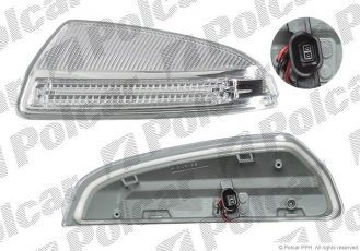 Купить 5070196R Polcar - Указатель поворота боковой левая сторона FER в зеркале тип лампы=LED ECE MERCEDES C-KLASSE (W204)  03