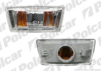 Купить 5509195E Polcar - Указатель поворота боковой левая сторона TYC прозрачный-серый ECE CHEVROLET OPEL (PJ)