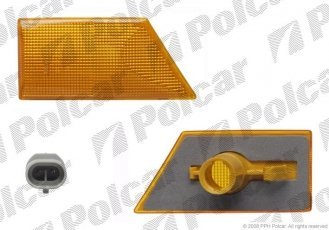 Купить 5518205E Polcar - Указатель поворота боковой правая сторона TYC желтый ECE OPEL VECTRA C 09.01-09.05 (PJ)