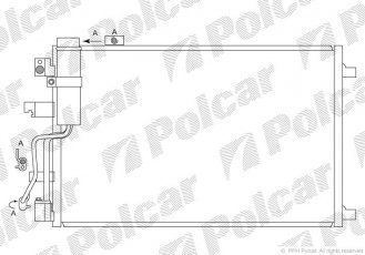 Радіатор кондиціонера 2759K8C3S Polcar фото 1