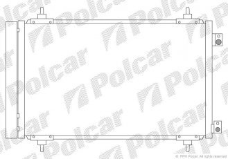Радиатор кондиционера 5787K8C4S Polcar фото 1