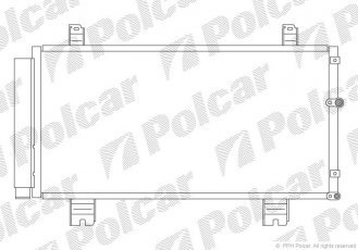 Купити 8011K8C1 Polcar - Радіатори кондиціонера