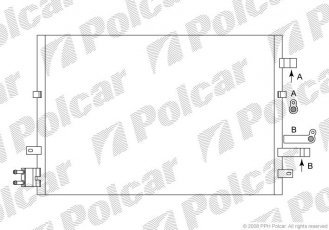 Купити 3218K8C3 Polcar - Радіатори кондиціонера