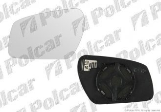 Купити 3202556M Polcar - Вклад дзеркала зовнішнього права сторона обігрівається скло опукле скло хром FORD FOCUS II (DA)  1