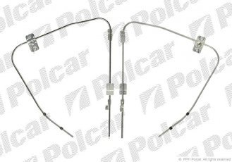 Купити 3050PSM1 Polcar - Склопідіймач ручний ліва сторона IVECO DAILY 03.90-/04.96-12.98 (PJ)