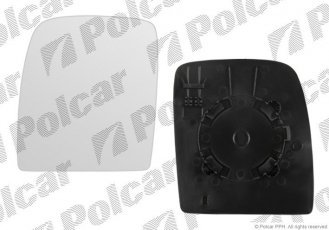 Купити 2396545M Polcar - Вклад дзеркала зовнішнього ліва сторона составное скло скло хром верхній CITRO N FIAT PEUGEOT (PJ)