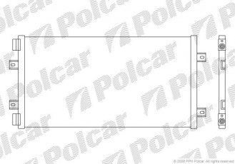 Купити 3022K8C4 Polcar - Радіатори кондиціонера