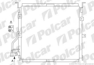 Купить 2007K8C5 Polcar - Радиаторы кондиционера