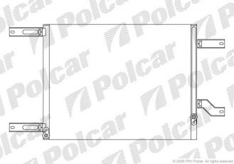 Купити 1407K8C1 Polcar - Радіатори кондиціонера