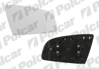 Купить 1335551M Polcar - Вклад зеркала внешнего правая сторона обогреваемый стекло асферичное стекло хром AUDI A4 (B7)  11.04-