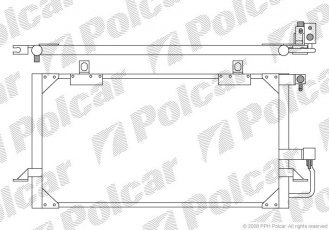 Купити 1308K8C1 Polcar - Радіатори кондиціонера