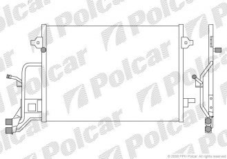 Купити 1324K8C1 Polcar - Радіатори кондиціонера