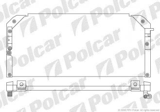 Купить 8112K8B1 Polcar - Радиаторы кондиционера