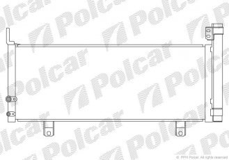 Купить 8138K8C3 Polcar - Радиаторы кондиционера
