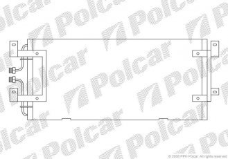 Купить 9566K8C1 Polcar - Радиаторы кондиционера