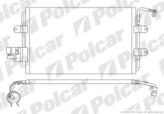Радиаторы кондиционера 9501K8C1 Polcar фото 1