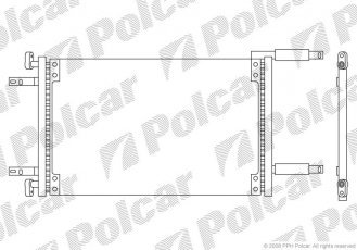 Купити 3040K82X Polcar - Радіатори кондиціонера 535x310x18 A/A пайка З КПП=M AC=  (+)  FIAT DOBLO 00- 223 A6.000 (Q)
