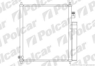 Купити 3835K8C1 Polcar - Радіатори кондиціонера