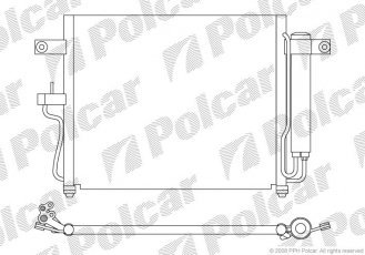 Радиаторы кондиционера 4007K8C2 Polcar фото 1