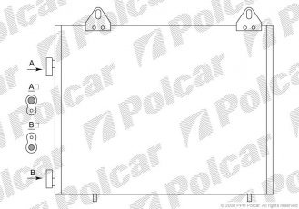 Купити 4310K8C1 Polcar - Радіатори кондиціонера