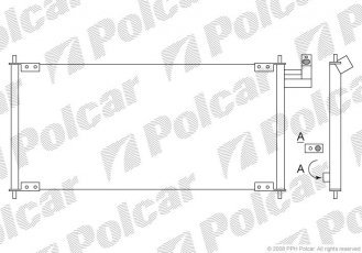 Купити 4509K8C1 Polcar - Радіатори кондиціонера