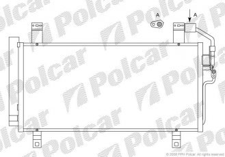 Радіатори кондиціонера 4519K8C3 Polcar фото 1