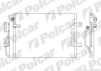 Купити 5005K8C1 Polcar - Радіатори кондиціонера