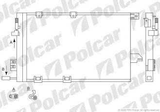 Купити 5508K8C1 Polcar - Радіатори кондиціонера