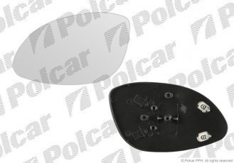 Купити 5516554M Polcar - Вклад дзеркала зовнішнього права сторона управління електр. обігрівається скло опукле скло хром OP