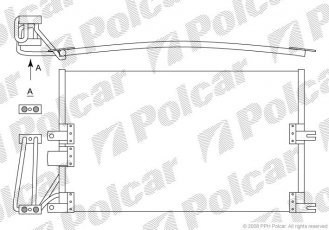 Купить 5516K8C1 Polcar - Радиаторы кондиционера