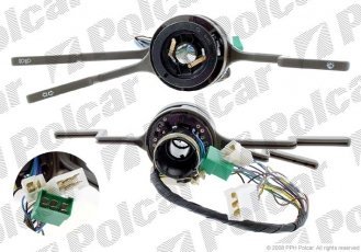 Купить 5701PZ1 Polcar - Переключатель групповой света указателей поворота стеклоочистителей передних передних стеклоомывател 5701PZ-1
