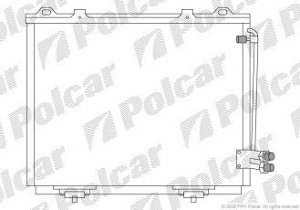 Радиаторы кондиционера 5015K8C1 Polcar фото 1