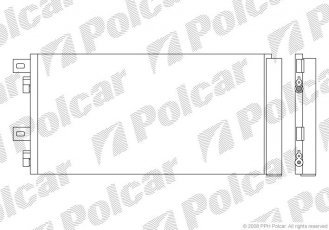 Купить 5101K8C1 Polcar - Радиаторы кондиционера