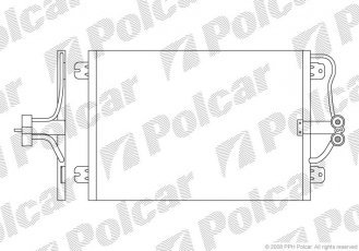 Купити 6007K8C2 Polcar - Радіатори кондиціонера